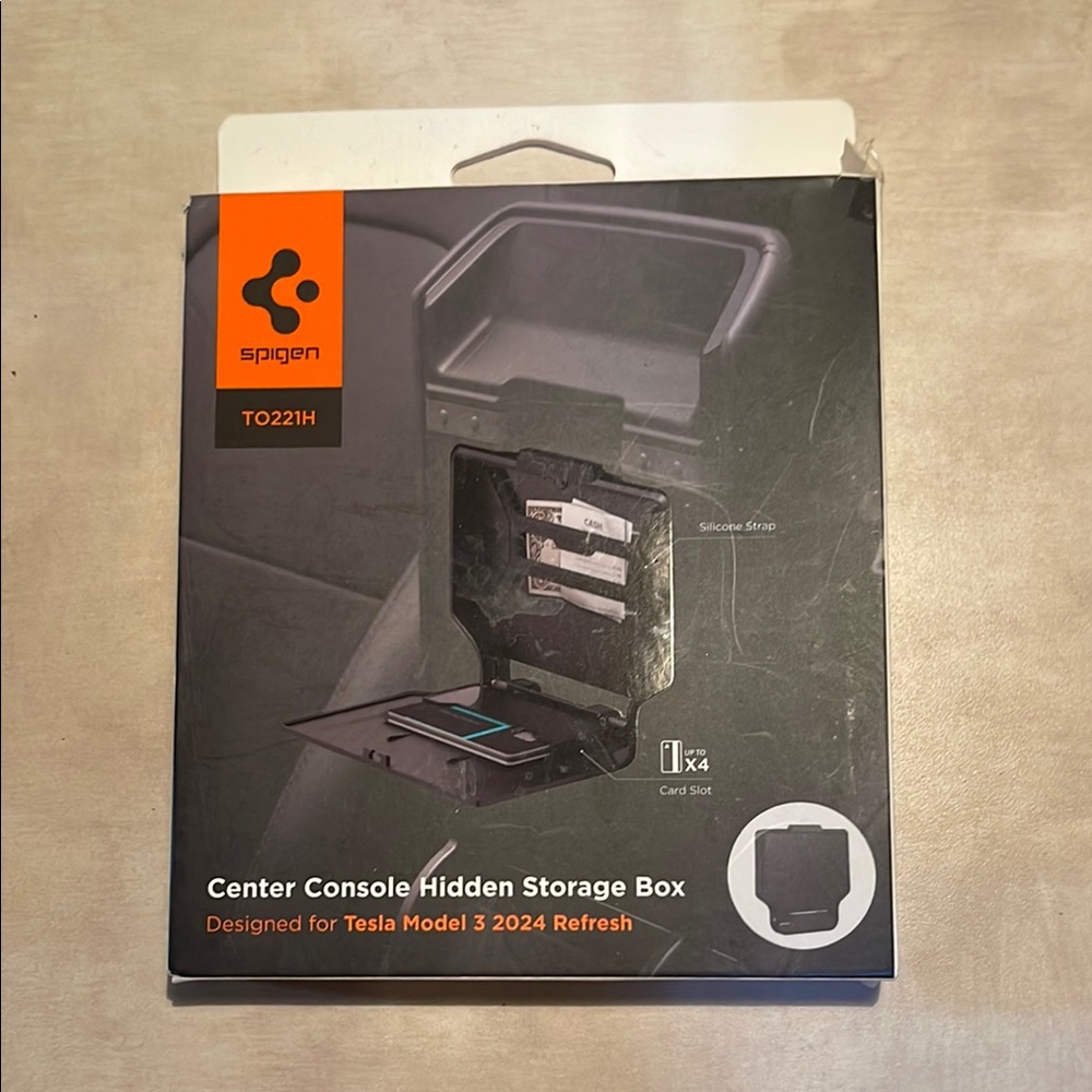Spigen Hidden Storage Box with Black and Orange Accents